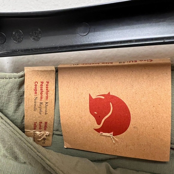 COPY - NWT Fjallraven Men's Green High Coast Hike Trouser Pants Belted Green Ou… - Picture 5 of 10